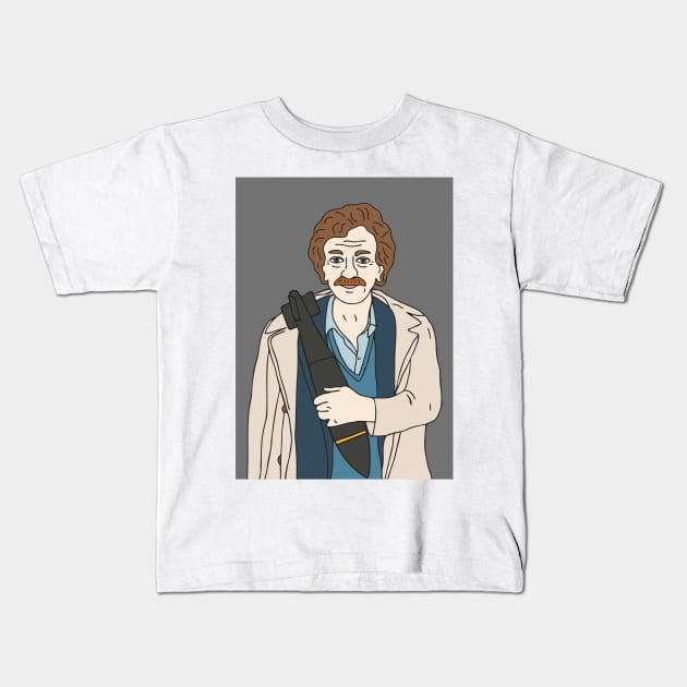 Kurt Vonnegut Kids T-Shirt by grekhov